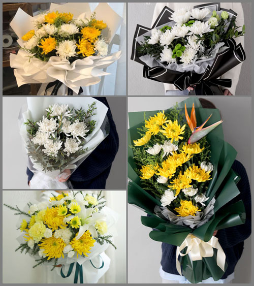 江苏南京雨花台区西善桥街道福润社区白事花束代送